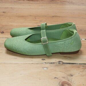 Green Vivaia Mary Jane Flats